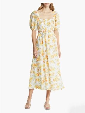Faithfull The Brand Loucetta Floral Cotton Dress